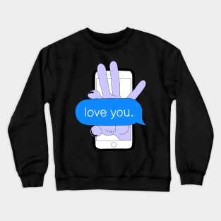 modern juxtaposition Crewneck Sweatshirt